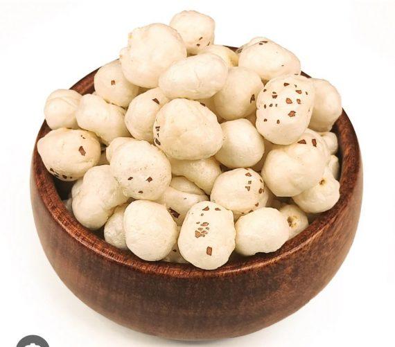Makhana Plain (Fox nuts Lotus seeds) -  پھول مکھانہ صاف بغیر ٹھڈی دانہ
