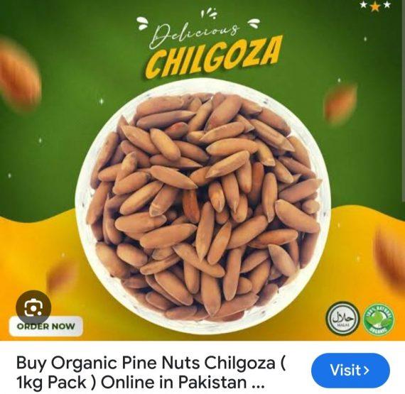 Chilgoza - Golden Pine Nuts best quality چلغوزہ گولڈن ایک نمبر