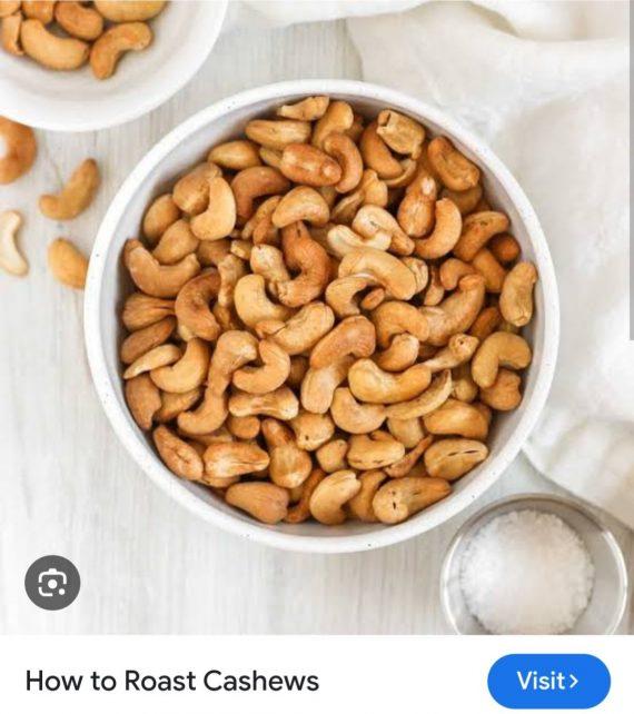 Cashews - Flavoured - Salted Roasted Kaju - نمکین روسٹڈ کاجو
