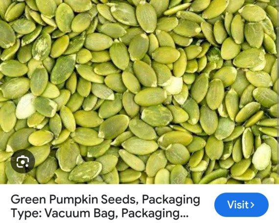Seeds - Pumpkin seeds kernels -  ہرا بیج ۔ تخم پیٹھا