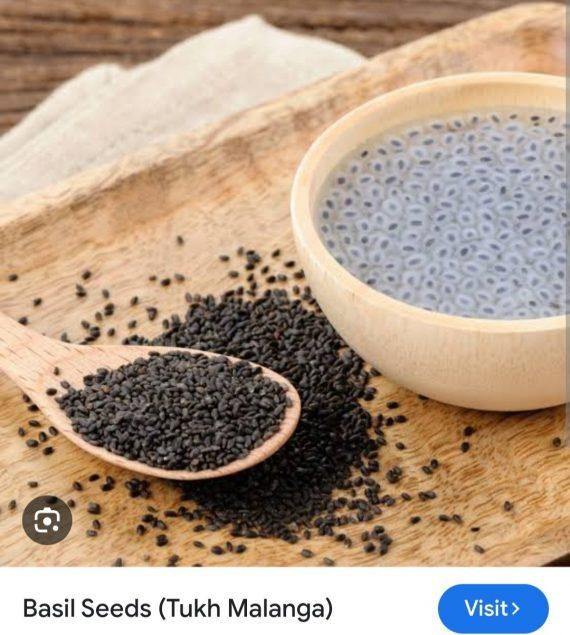 Seeds - Tukh malanga - Basil Seeds - تخم ملانگہ