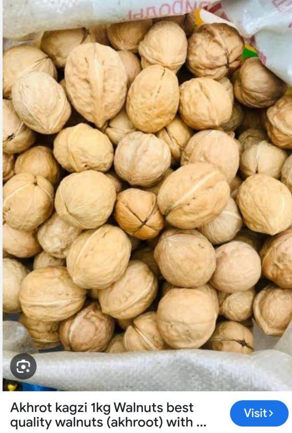 Akhrot whole walnuts with Shell American soft skin ثابت کاغذی امریکن اخروٹ