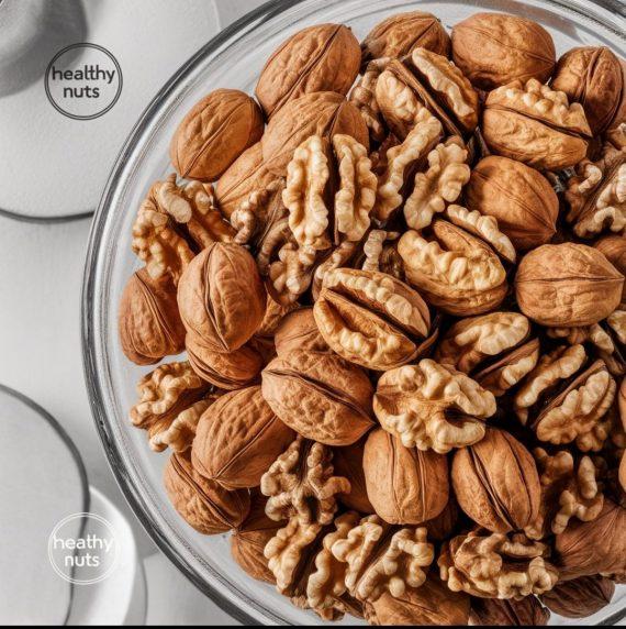 Akhrot whole walnuts with Shell American soft skin ثابت کاغذی امریکن اخروٹ