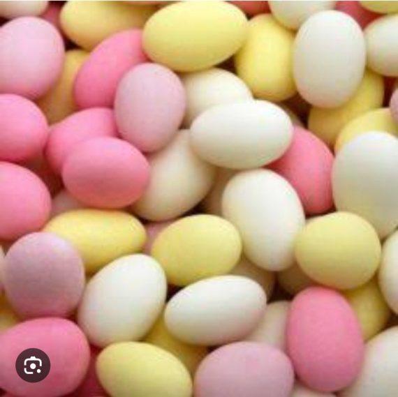 Badam - Almonds - Sugar coated - mix pastel colours - میٹھی بادام ۔ مکس رنگوں میں