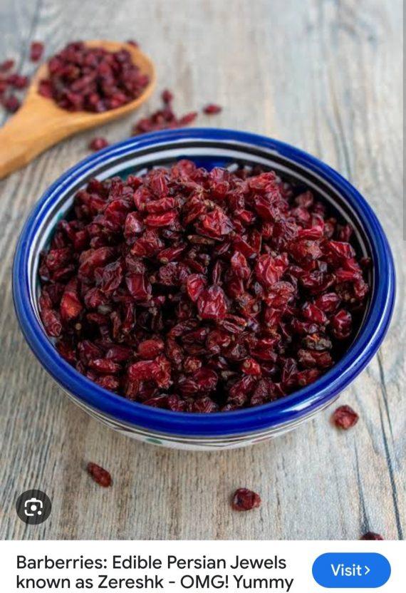 Dried Burberries - Zereshk - Edible Persian Jewels - زرشک بربیری