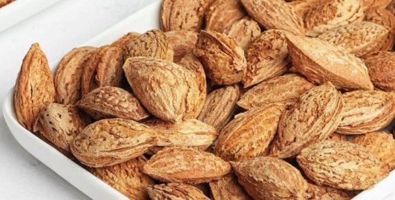 Badam - Almonds - with shell - Aaro Peach Badam - آڑو بادام