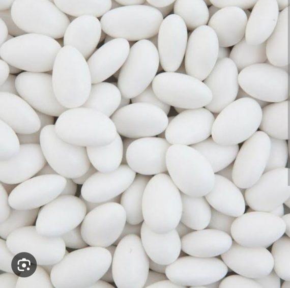 Badam - Almonds - Sugar coated - White - میٹھی بادام سفید رنگ
