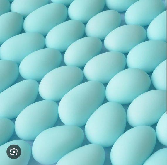 Badam - Almonds - Sugar coated - Blue - میٹھی بادام نیلا رنگ