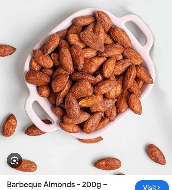 Badam - Almonds - Flavoured - Barbeque - بادام باربی کیو