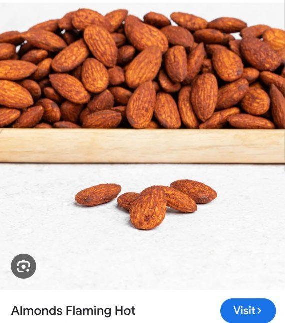 Badam - Almonds - Flavoured- Flaming Hot - بادام فلیمنگ ہاٹ