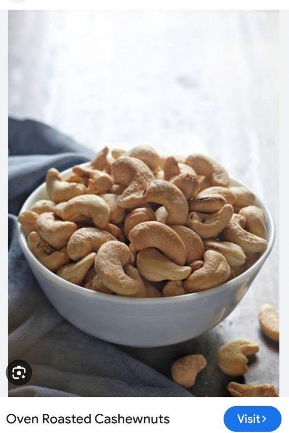 Cashews - Flavoured - Plain Roasted Kaju - روسٹڈ کاجو سادہ