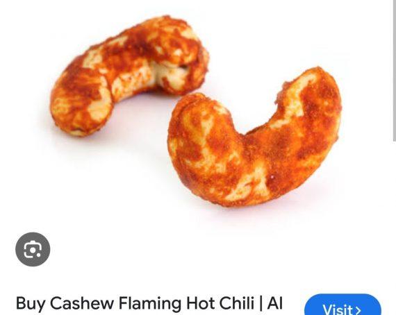 Cashews - Flavoured - Flamin Hot Kaju - فلیمن ہاٹ کاجو