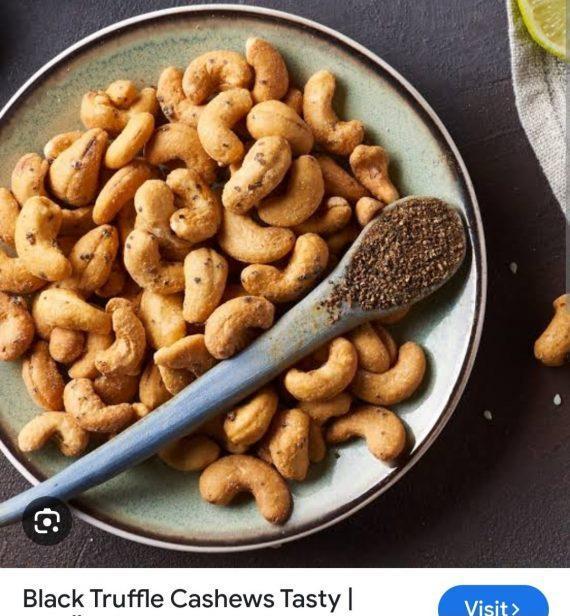 Cashews - Flavoured - Black Truffle Kaju - بلیک ٹرفل کاجو